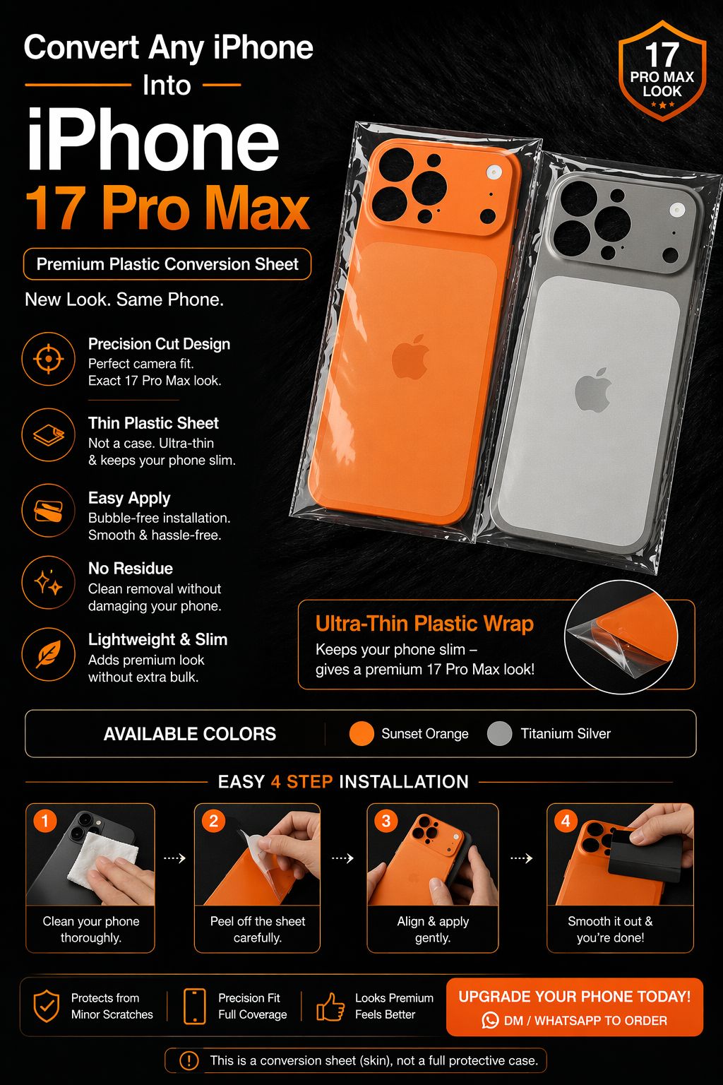 17 Pro/Pro max Converted Sheet