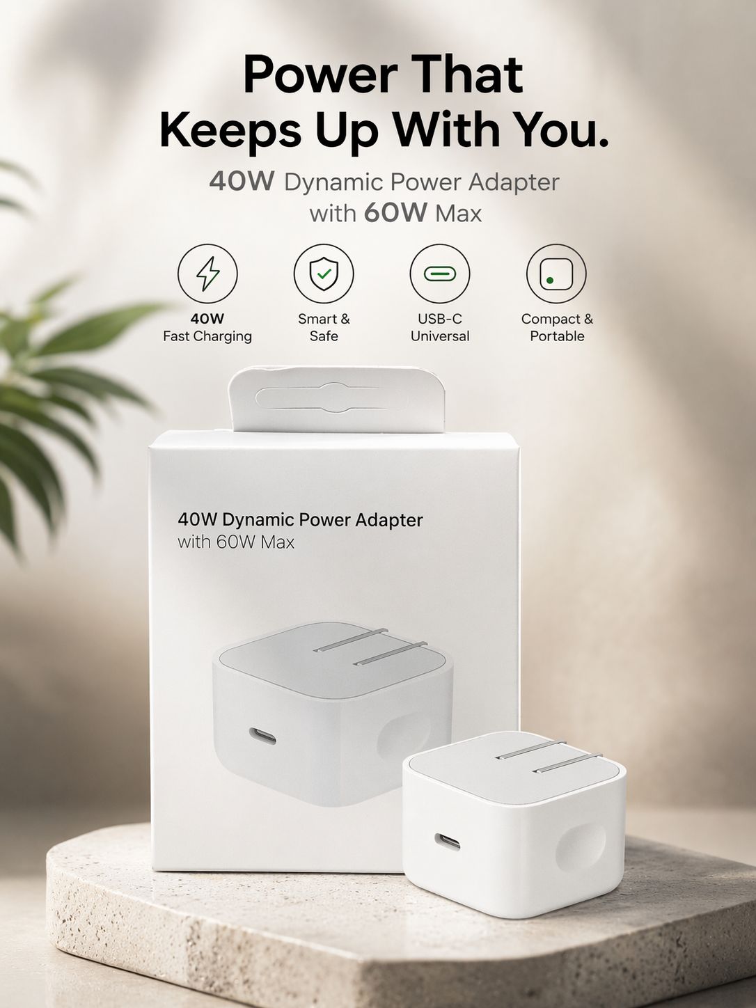 40W Dynamic Power Adapter