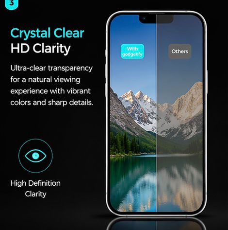 Gadgetify Premium Tempered Glass Screen Protector