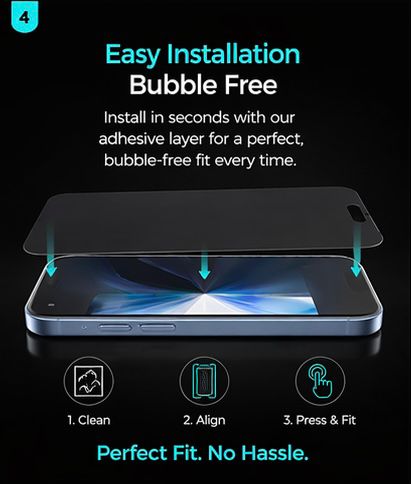 Gadgetify Premium Tempered Glass Screen Protector